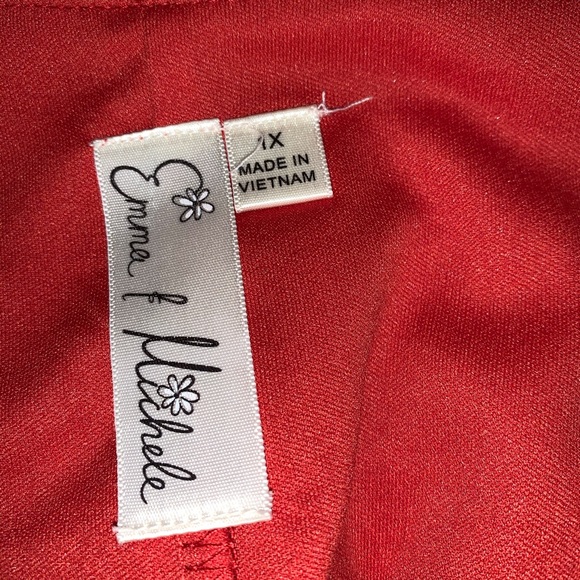 Emma&Michelle Rusty Orange crochet dress - Picture 3 of 5